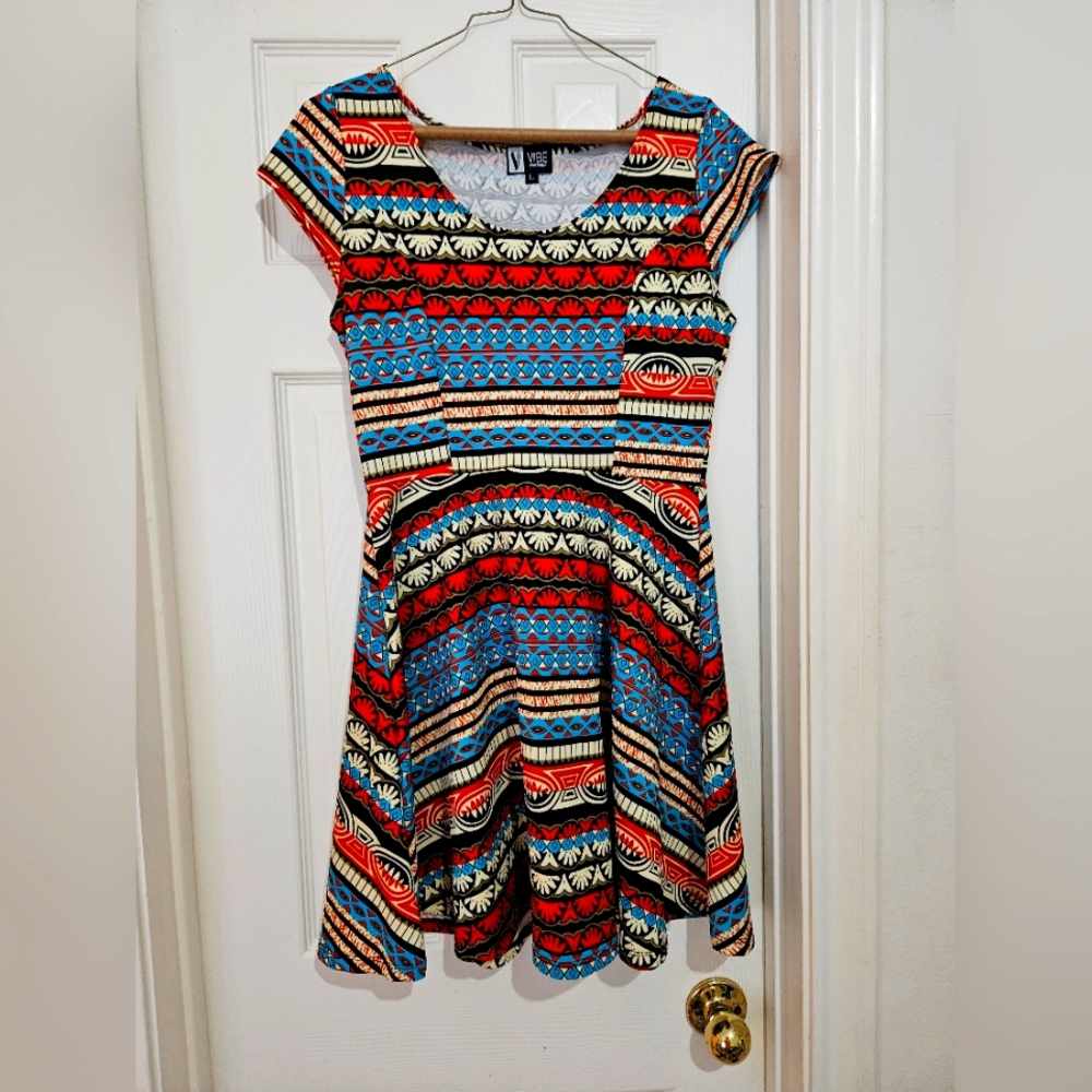 Vibe sportswear large dress multicolored